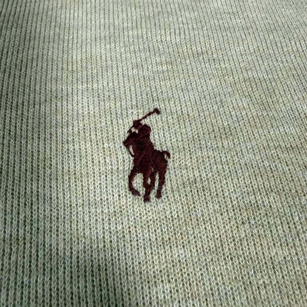 Vintage Polo Ralph Lauren 1/4 Zip knitted Cotton Sweater - Picture 6 of 9